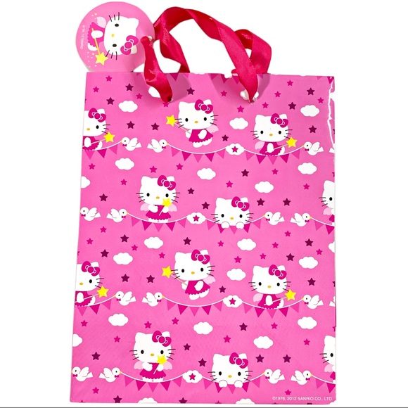 Hello Kitty Accessories Hello Kitty Sanrio Pink Fairy Angel Kitty Gift Bag Womens Birthday